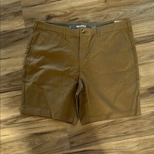 NWT Men’s Sonoma Brown Flat Front Shorts Casual Style